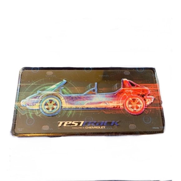 Disney Parks Test Track License Plate - Picture 1 of 3
